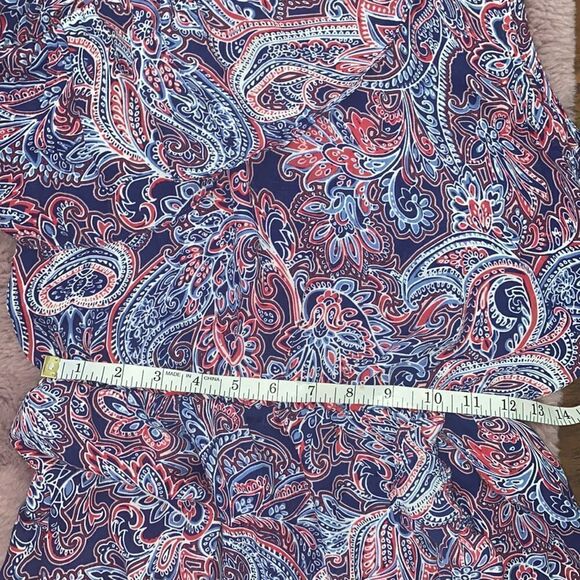 Parker Ruffle Paisley Design One Shoulder Dress Feminine Boho Party Event - Picture 8 of 10